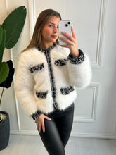 Load image into Gallery viewer, White Laura Faux Fur Jacket
