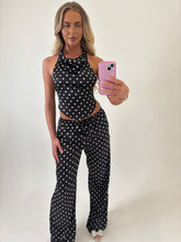 Load image into Gallery viewer, Black Azaria Polka Dot Co-ord
