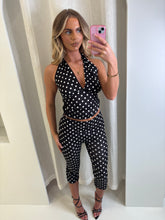 Load image into Gallery viewer, Black Elodie Polka Dot Co-ord

