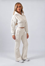 Load image into Gallery viewer, Cream Norah Sculpted Lace-Up Tracksuit
