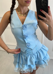 Baby Blue Jolie Floral Co ord