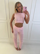 Load image into Gallery viewer, Pink Marlow Crochet Co-ord
