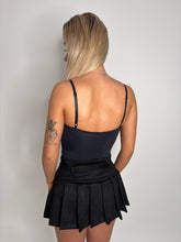 Load image into Gallery viewer, Black Kiah Rhinestone Bodysuit
