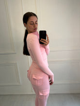Load image into Gallery viewer, Baby pink Ali ruched co-ord
