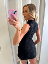 Load image into Gallery viewer, Black Darcy Lace Dress
