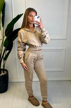 Load image into Gallery viewer, Beige Dalila Ruched Cargo Tracksuit
