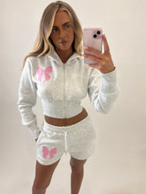 Load image into Gallery viewer, Grey Carmen Bow Co-ord
