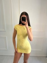 Load image into Gallery viewer, Yellow Rachel lace backless dress
