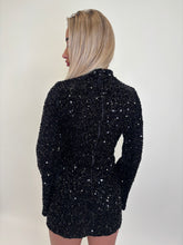 Load image into Gallery viewer, Black Melanie Sequin Dress
