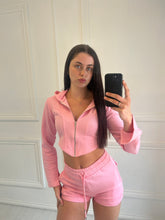 Load image into Gallery viewer, Pink Taylor utility shorts co-ord

