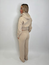 Load image into Gallery viewer, Beige Libby Cropped Co-ord
