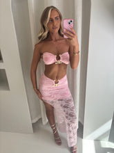 Load image into Gallery viewer, Pink Camilla Lace Co-ord
