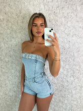 Load image into Gallery viewer, Blue Celia Denim Playsuit
