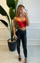 Load image into Gallery viewer, Red Julie Lace Bralette
