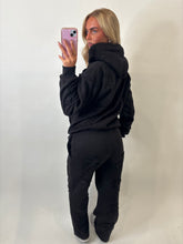 Load image into Gallery viewer, Black Millie Cross Oversized Tracksuit
