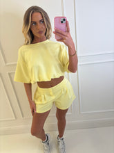 Load image into Gallery viewer, Yellow Piper Shorts Co-ord
