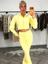 Load image into Gallery viewer, Yellow Ada Cropped Co-ord
