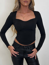 Load image into Gallery viewer, Black Zara Long Sleeve Top
