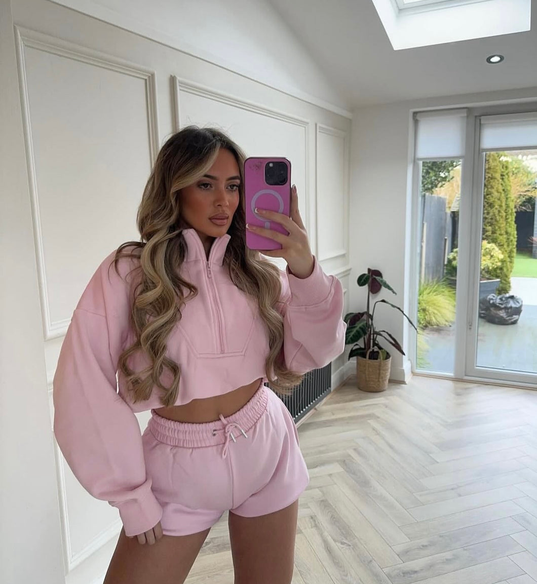 Baby Pink Nola Tracksuit Co ord