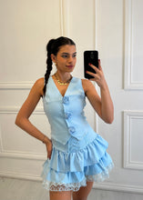 Load image into Gallery viewer, Baby Blue Jolie Floral Co ord
