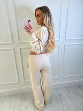 Load image into Gallery viewer, Beige Tory Button Co-ord
