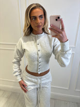 Load image into Gallery viewer, Grey Tory Button Co-ord
