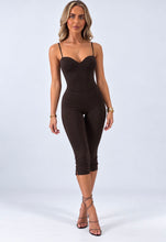 Load image into Gallery viewer, Brown Grace Plunge Bodysuit
