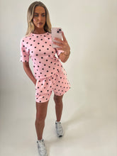 Load image into Gallery viewer, Pink Carly Polka Dot Co-ord
