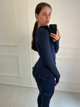 Load image into Gallery viewer, Navy Ali ruched co-ord
