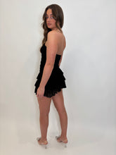 Load image into Gallery viewer, Black Frankie Strapless Lace Dress
