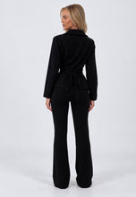 Load image into Gallery viewer, Black Bailey Sculpted Tracksuit
