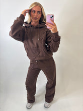 Load image into Gallery viewer, Brown Millie Cross Oversized Tracksuit
