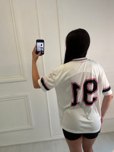 White Ann Oversized Jersey T-shirt