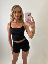Load image into Gallery viewer, Black Jasmine Shorts Co-ord
