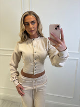 Load image into Gallery viewer, Beige Tory Button Co-ord
