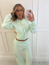 Load image into Gallery viewer, Mint Green Tory Button Co-ord
