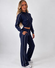 Load image into Gallery viewer, Navy Contrast Pippa Hoodie and Jogger Co-Ord
