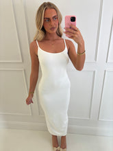 Load image into Gallery viewer, White Myrna Essential Dress
