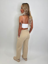 Load image into Gallery viewer, Beige Zara Straight Leg Joggers
