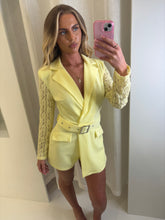 Load image into Gallery viewer, Yellow Riley Blazer Dress
