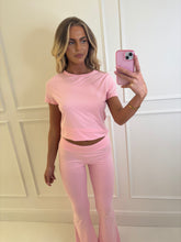 Load image into Gallery viewer, Pink Reese Flared Co-ord
