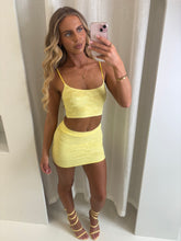 Load image into Gallery viewer, Yellow Maisie Lace Co-ord
