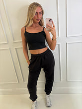 Load image into Gallery viewer, Black Megan Relaxed Joggers
