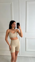 Load image into Gallery viewer, Beige Gina Ribbed Co ord
