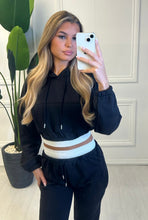 Load image into Gallery viewer, Black Blake Double Band Tracksuit
