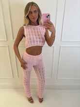 Load image into Gallery viewer, Pink Marlow Crochet Co-ord
