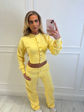 Load image into Gallery viewer, Yellow Tory Button Co-ord
