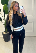 Load image into Gallery viewer, Black Blake Double Band Tracksuit
