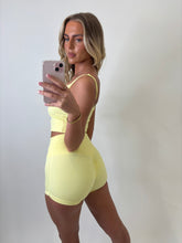 Load image into Gallery viewer, Yellow Jasmine Shorts Co-ord
