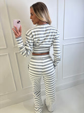 Load image into Gallery viewer, Grey Karsyn Striped Co-ord
